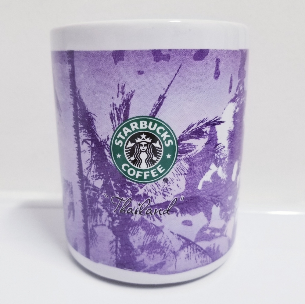 Starbucks Purple Samui Thailand 14oz Coffee Mug